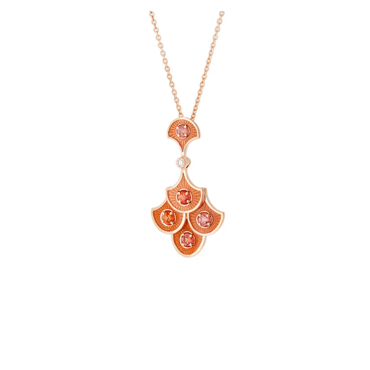 Fish For Love Pendentif Orangesaphirs Oranges - Diamant^Selim Mouzannar Discount